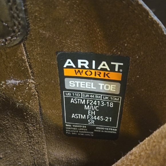 Ariat Men's Tan and Brown Western Boots - Picture 3 of 8